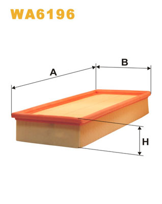 gaisa filtrs WA6196 LX408 C33130