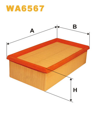 gaisa filtrs WA6567  C26107