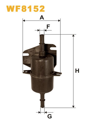 degvielas filtrs WF8152 WK510