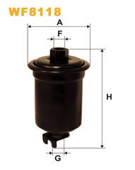 degvielas filtrs WF8118 FC-887S