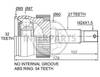 Granāta OJ-1788 GI-019 =OJ-1785 Jeep Cherokee 93-97 Grand Cherokee 93-99  abs54 27/60/32