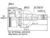 Granāta OJ-1453  9198504 Opel Astra G 00- ; Vectra B 00-02 ; Omega 00-03 33/55.5/35 abs29