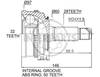 Granāta OJ-0817 151131A 22352 Honda Accord 90-98; Prelude 87-92; Acura Legend 88-91 abs50 28/60/32