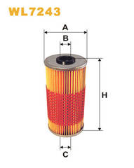 Filtrs WL7243 OX92D H829/1X