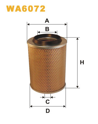 gaisa filtrs WA6072 LX567 C15127/2