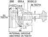 Granāta OJ-1450 150435 23693 Audi A4 00-05 ; 38/56.5/33