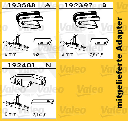 Logu tīrītāju slotiņa SWF116116 280MM