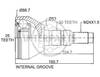 Granāta OJ-1395 151420 23798 Opel Vectra C, Signum 02-08 30/53/25