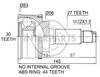 Granāta OJ-0973 151084 22175 GI-708 Subaru Forester 98-02  abs44 27/56/30