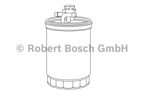 Degvielas filtrs Bosch 0450906459             KL454 WF8382