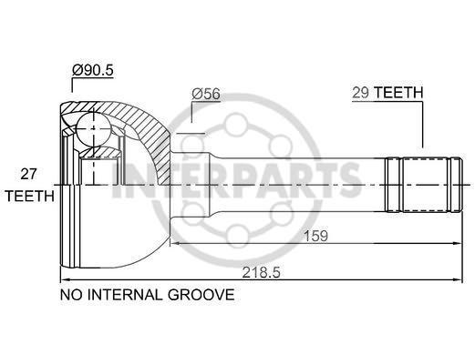 Granāta OJ-0145 23962 GI-103 Nissan Patrol 79-83-90-95