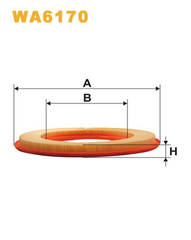 gaisa filtrs WA6170--- LX91 C3555 -1