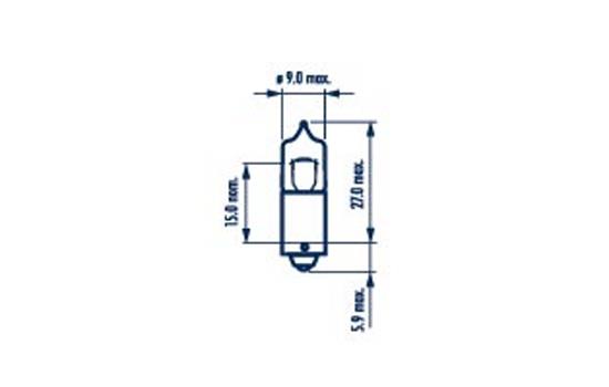 Spuldze 12V 6W RPB halogen 68163