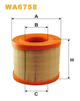 gaisa filtrs WA6758