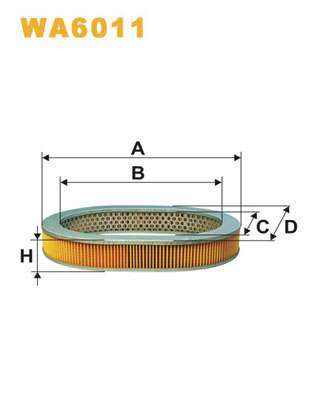 gaisa filtrs WA6011