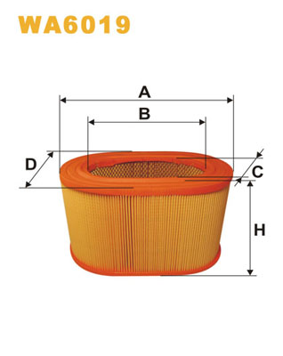 gaisa filtrs WA6019