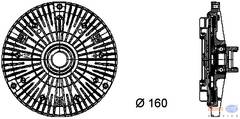 Radiatora viskomufta 8MV376732-101