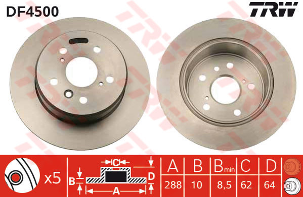 ~bremžu disks DF4500