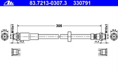 bremžu šļauka ATE/83.7213-0307.3 1987476171 28196 PHA490 19031642,L407