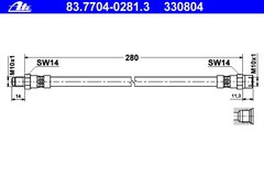 Bremžu šļauka 83.7704-0281.3