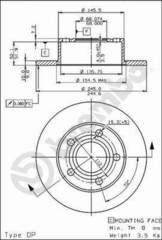 BR.DISKS 15-1040 100.1040.00