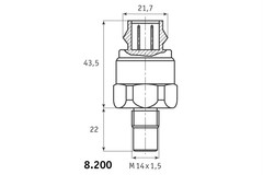 SENSORS DZES.SIST. TSW46  8200.01  =8.200.01 V15-99-1982