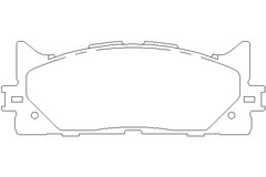 Bremžu kluču komplekts 2435017,604 1233.00  RAV 4 III 05- priekš. 