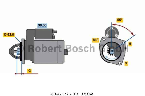 STARTERIS CS390  0986013850  8EA726138-001