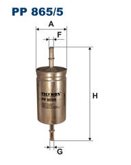 degvielas filtrs PP865/5  WF8373  KL559