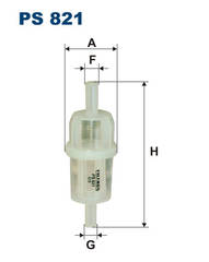 degvielas filtrs PS821 ST341