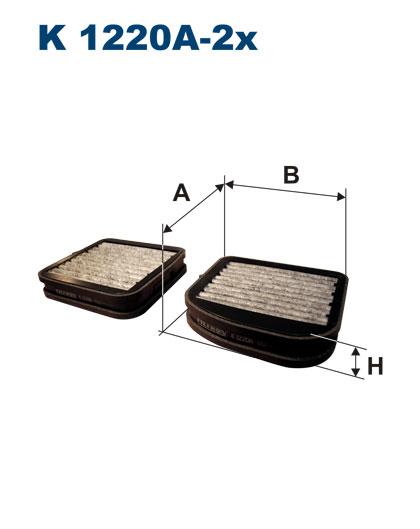 Filtrs K1220A-2X CUK22000-2