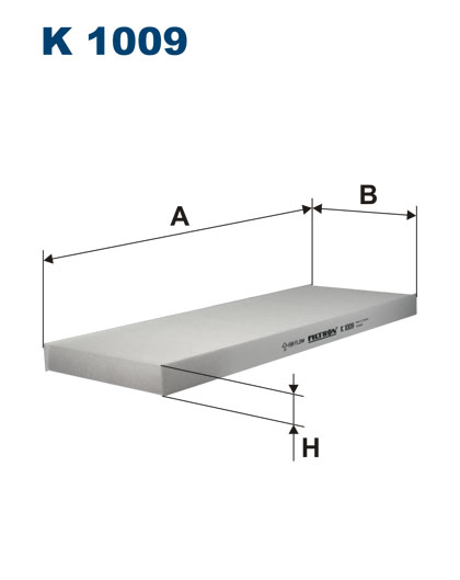 Filtrs salona K1009 WP6818 CU4151