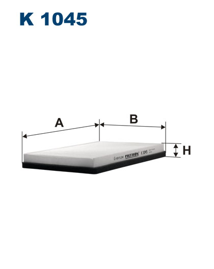 salona filtrs K1045 WP6890 K1045 LA44