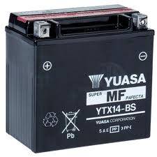 akumulators Yuasa YTX14-BS DC MF Battery