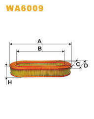 gaisa filtrs WA6009