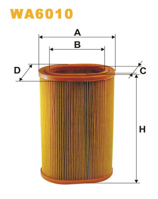 gaisa filtrs WA6010