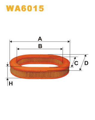 gaisa filtrs WA6015