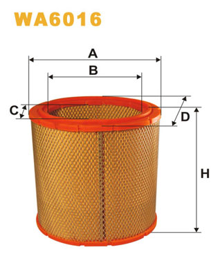 gaisa filtrs WA6016