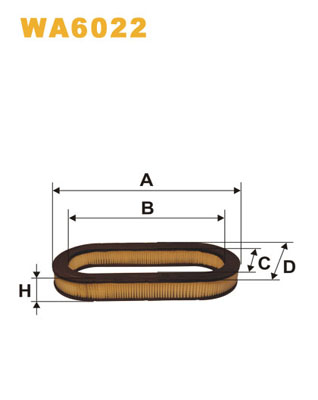 gaisa filtrs WA6022