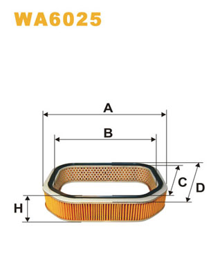 gaisa filtrs WA6025