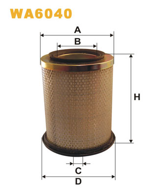 gaisa filtrs WA6040