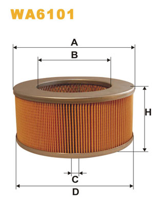 gaisa filtrs WA6101