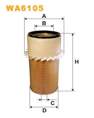gaisa filtrs WA6105