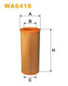 gaisa filtrs WA6416