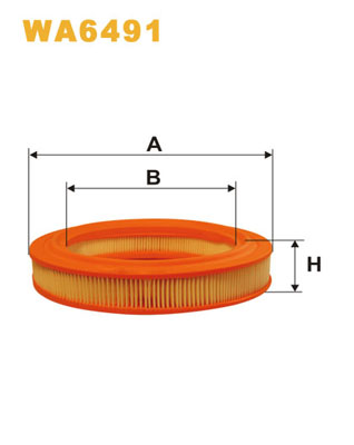 gaisa filtrs WA6491