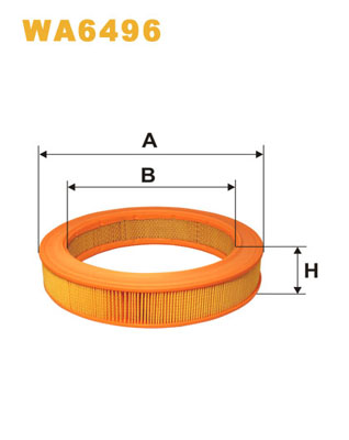 gaisa filtrs WA6496