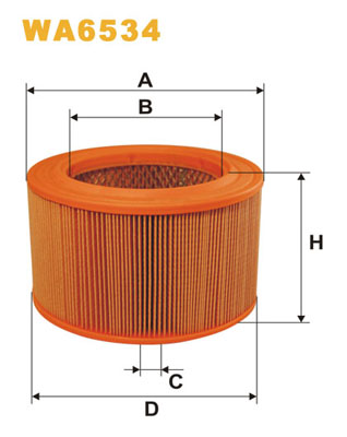 gaisa filtrs WA6534
