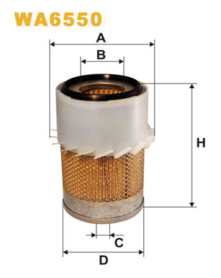 gaisa filtrs WA6550