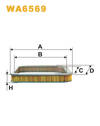 gaisa filtrs WA6569