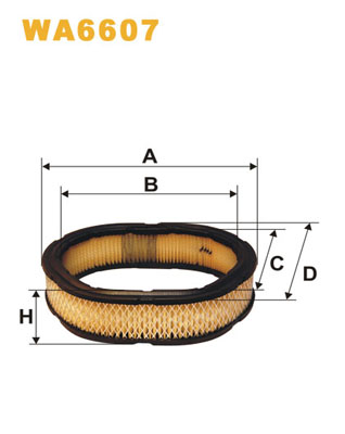 gaisa filtrs WA6607